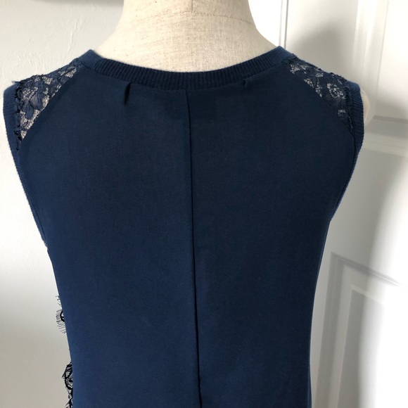 Ana Mixed Media Sleeveless Top - Picture 6 of 8